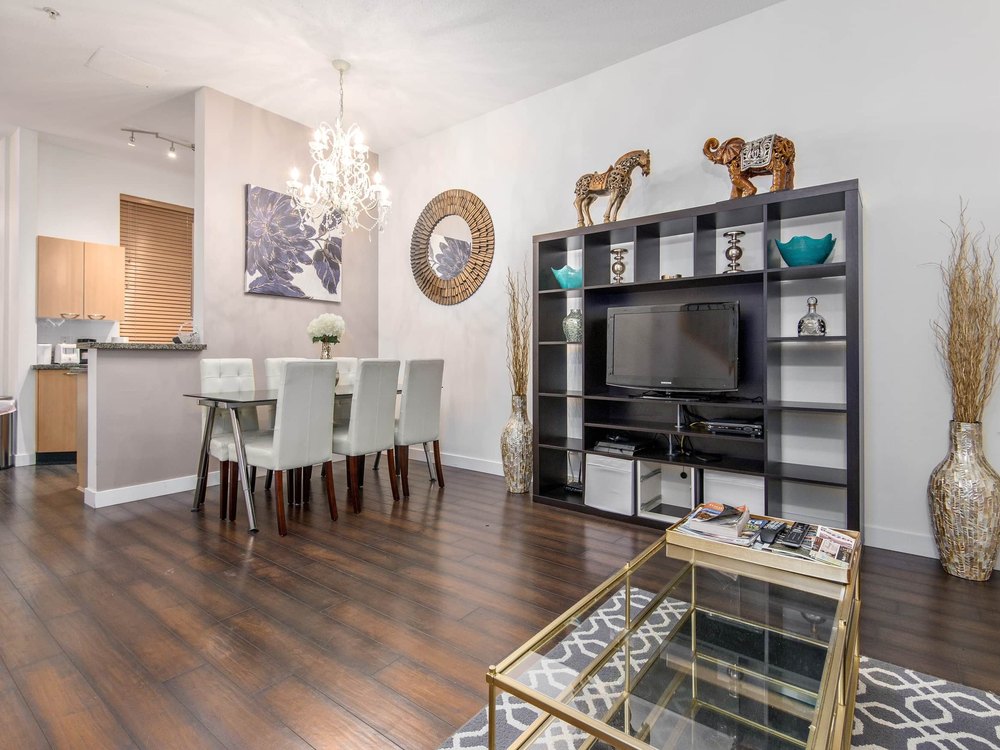 A finished, guest-ready space